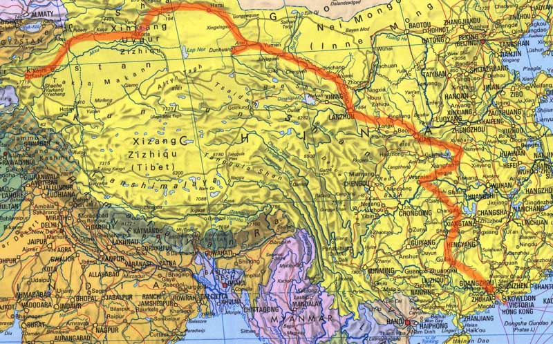 Kashgar---Hongkong